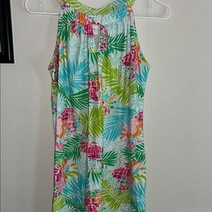 Tropical Sleeveless Dress